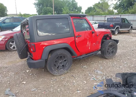 2014 Jeep Wrangler Sport из США, поврежденный, VIN 1C4AJWAG3EL171606
